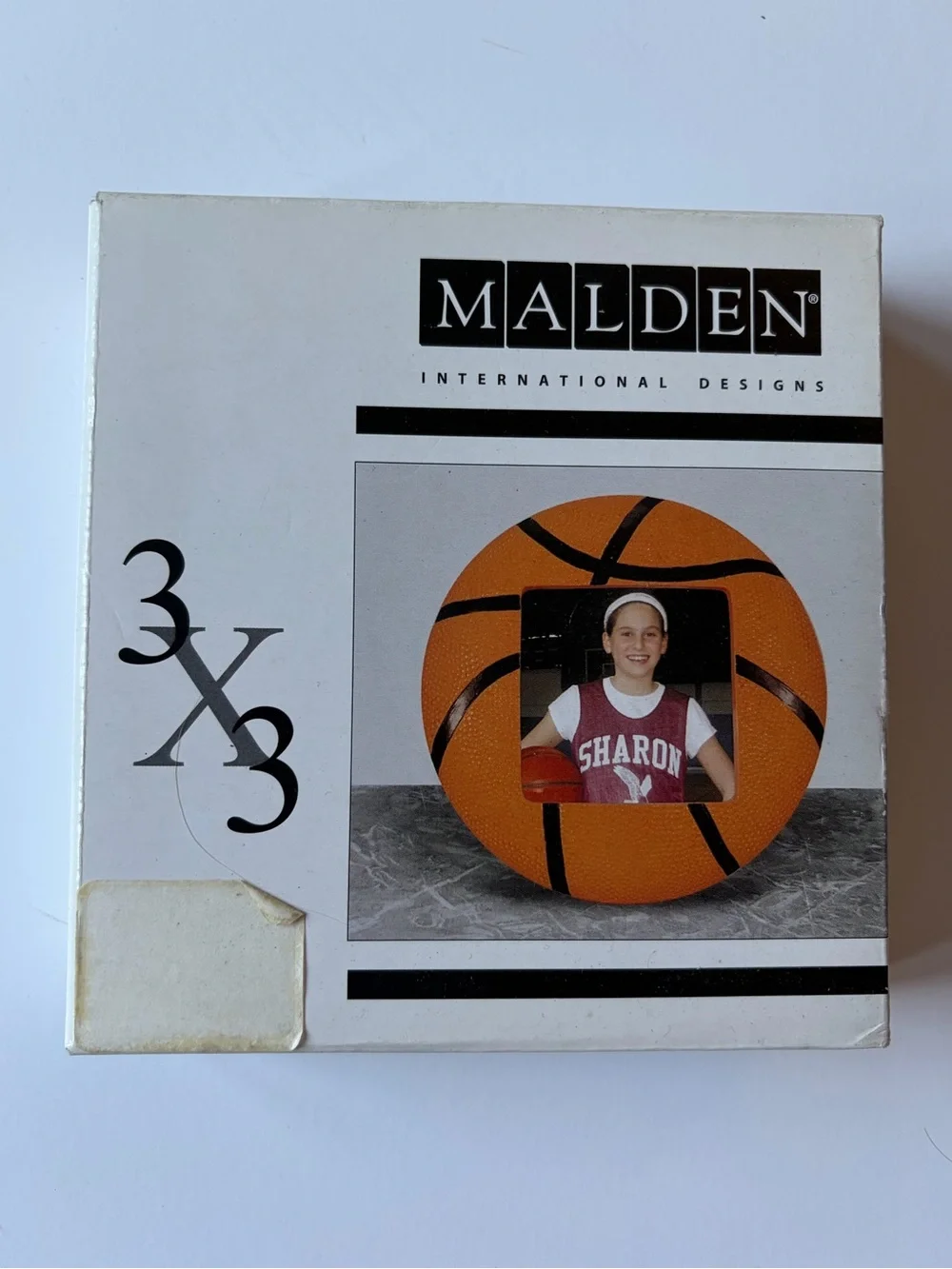 NWT Malden International Designs 3x3 Small Basketball Frame Sporty Athlete Gift